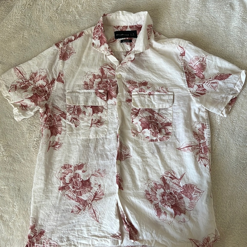 Light weight short sleeve Abercrombie button down